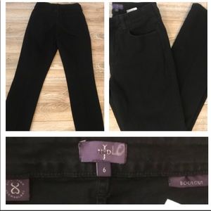 NYDJ Black size 6 bootcut like new
